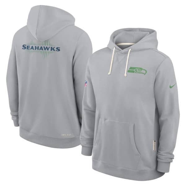 Seattle Seahawks 2025 Rivalries Sideline Standard Issue Hoodie Gray