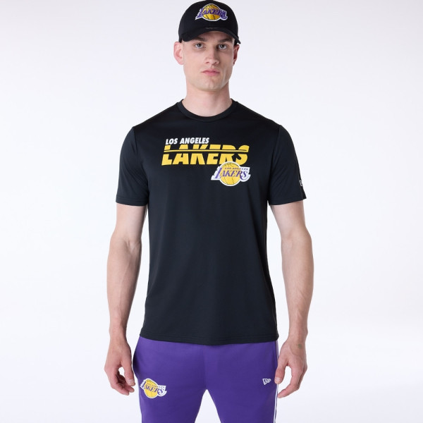 Los Angeles Lakers New Era Performance NBA T-Shirt Black