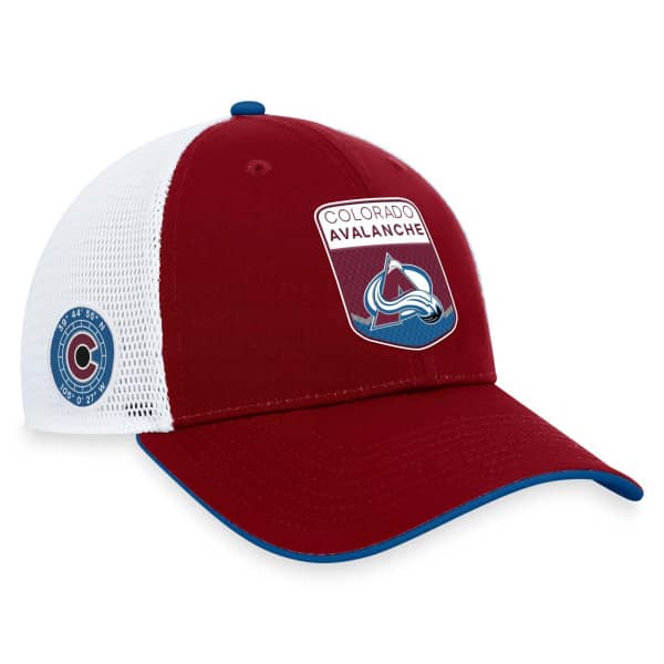 Colorado Avalanche 2023 NHL Draft Fanatics Authentic Pro On Stage Trucker Cap