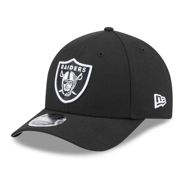 Las Vegas Raiders NFL Team Logo New Era 9FORTY M-Crown Snapback Cap Black