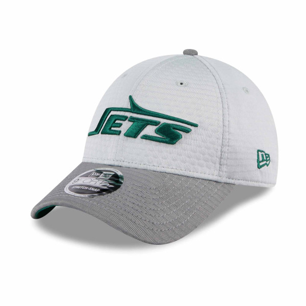 New York Jets 2024 NFL Training Camp New Era Stretch-Snap 9FORTY Cap Gray