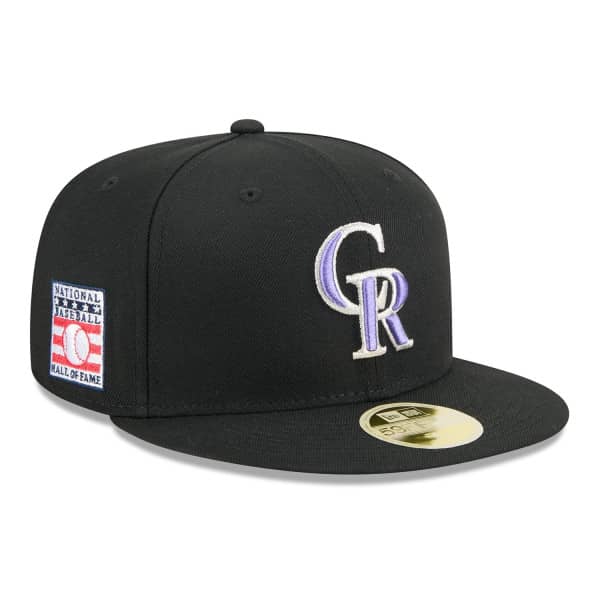 Colorado Rockies 2025 MLB Hall of Fame 59FIFTY Fitted Cap Black