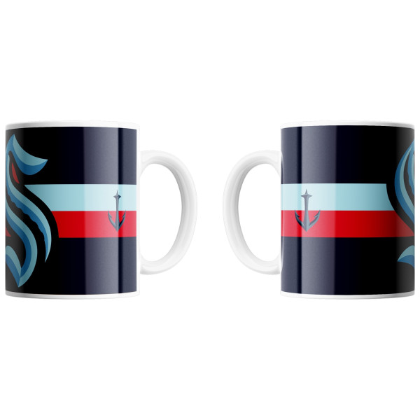 Seattle Kraken Triple Logo NHL Jumbo Mug (450 ml)