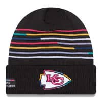 Kansas City Chiefs 2025 NFL Crucial Catch New Era Knit Hat