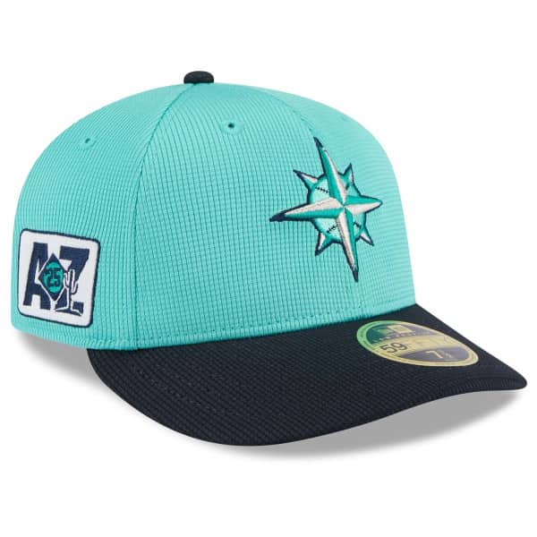 Seattle Mariners 2025 MLB Spring Training Low Profile 59FIFTY Fitted Cap Green