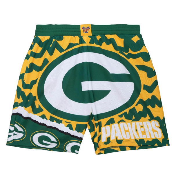 Green Bay Packers Mitchell & Ness Jumbotron 2.0 NFL Shorts