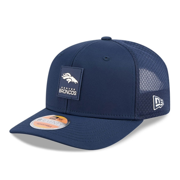 Denver Broncos 2025 NFL On-Field Sideline 9SEVENTY Trucker Snapback Cap Navy