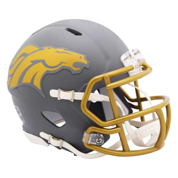 Denver Broncos Slate Alternate NFL Speed Mini Helmet