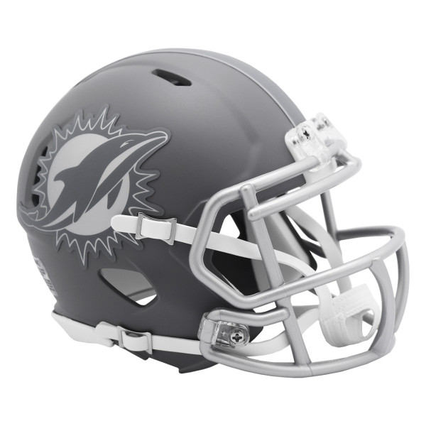Miami Dolphins Slate Alternate NFL Speed Mini Helmet