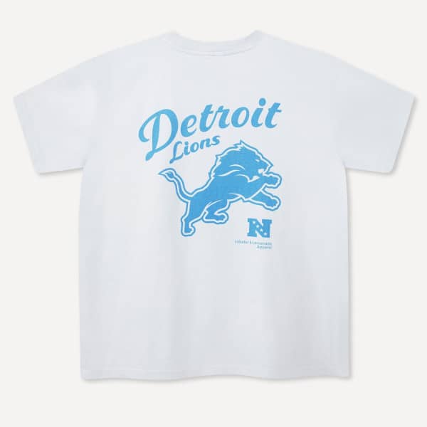 Detroit Lions L&L '89 Classics NFL T-Shirt Gray