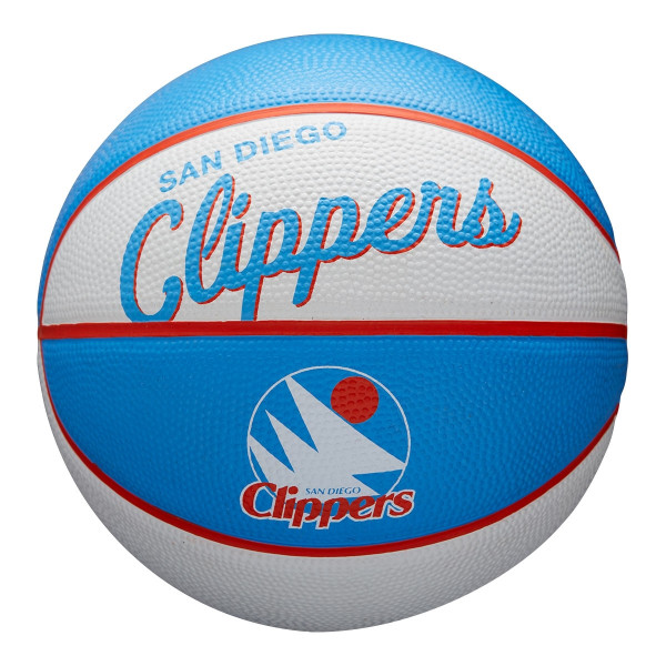 San Diego Clippers NBA Retro Wilson Mini Basketball (Size 3)