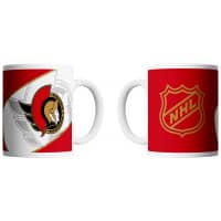 Ottawa Senators Shadow Logo & Shield NHL Becher (330 ml)