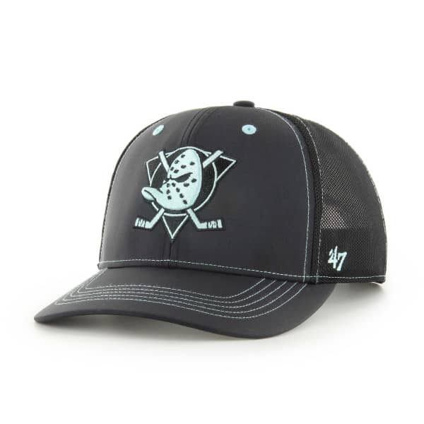 Anaheim Ducks X-Ray brrr° '47 Trucker NHL Cap Schwarz