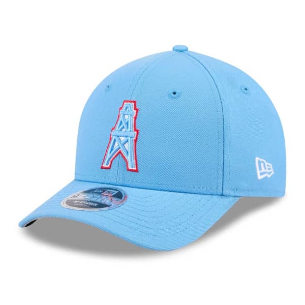 Houston Oilers NFL Throwback New Era 9FORTY M-Crown Snapback Cap Blue