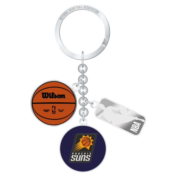 Phoenix Suns NBA Charm Key Ring