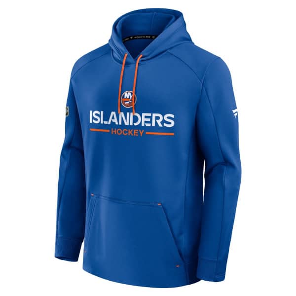 New York Islanders 2025/26 Authentic Pro Rink Tech NHL Hoodie Blue