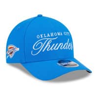 Oklahoma City Thunder 2025 NBA Draft 9FORTY M-Crown A-Frame Snapback Cap Blue