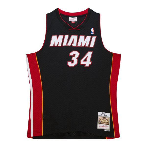 Ray Allen #34 Miami Heat 2012-13 Mitchell & Ness Swingman NBA Jersey Black