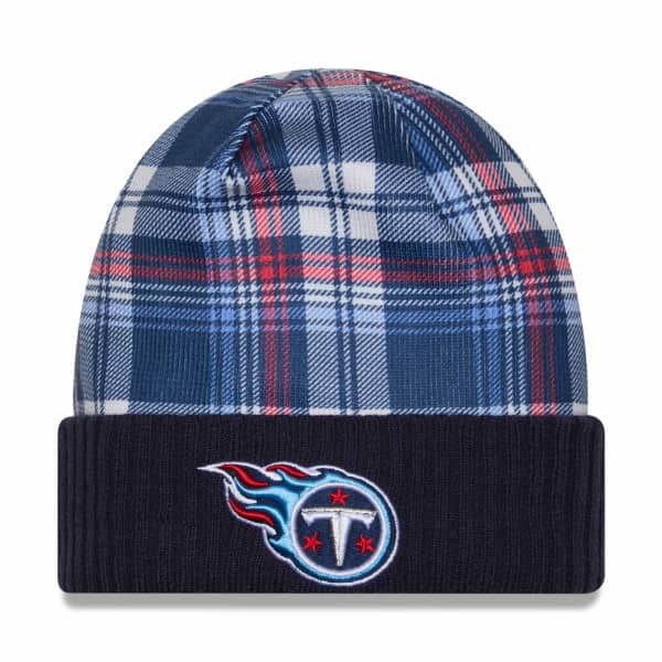Tennessee Titans 2024 NFL Sideline Statement New Era Knit Hat Navy