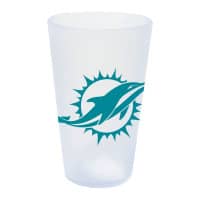 Miami Dolphins Icicle Silicone NFL Pint Glass