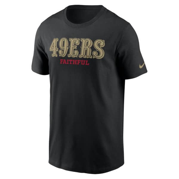 San Francisco 49ers 2025 Rivalries Essential NFL T-Shirt Black