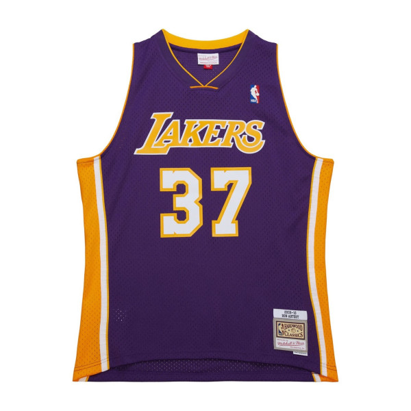 Ron Artest #37 Los Angeles Lakers 2009-10 Mitchell & Ness Swingman NBA Jersey Purple