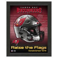 Tampa Bay Buccaneers NFL Team Helmet Framed Photo