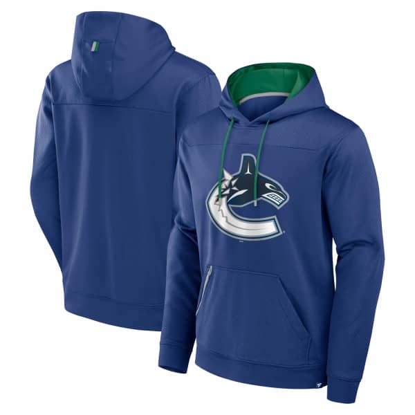 Vancouver Canucks Defender Dot Faded NHL Hoodie Blue