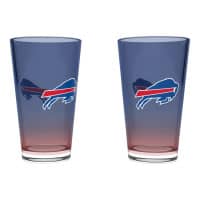 Buffalo Bills Team Color NFL Pint Glass Set (2-Piece)