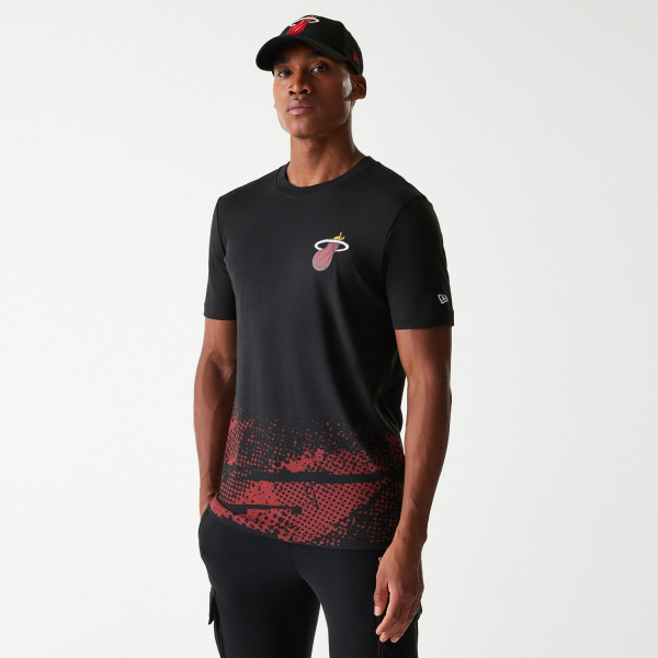 Miami Heat 2024 NBA Tip-Off New Era T-Shirt Black