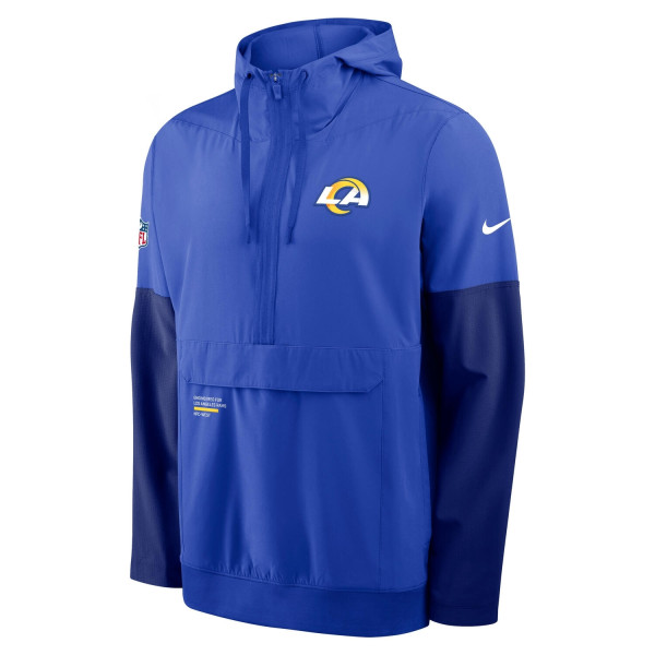 Los Angeles Rams Nike Sideline Half-Zip Anorak NFL Jacke Blue