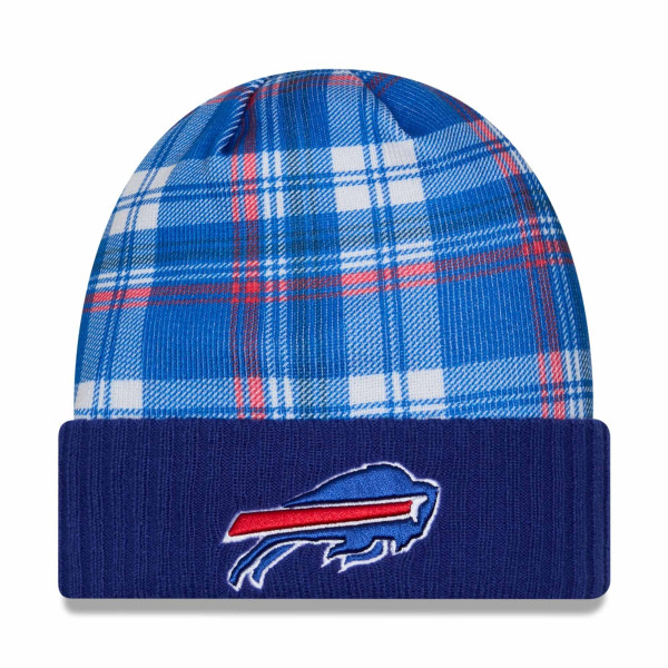 Buffalo Bills 2024 NFL Sideline Statement New Era Knit Hat Blue
