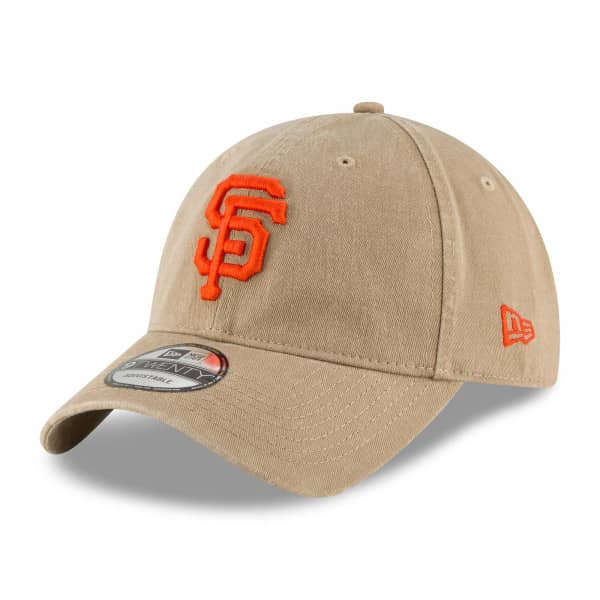 San Francisco Giants Core Classic New Era 9TWENTY Adjustable MLB Cap Khaki