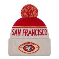 San Francisco 49ers Historic 2024 NFL Sideline New Era Sport Knit Wintermütze
