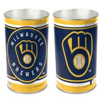 Milwaukee Brewers WinCraft Metal MLB Wastebasket