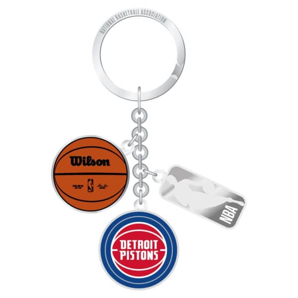 Detroit Pistons NBA Charm Schlüsselanhänger