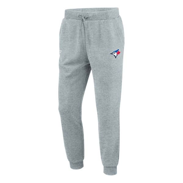 Toronto Blue Jays Logo Fanatics MLB Jogger Sweatpants Gray