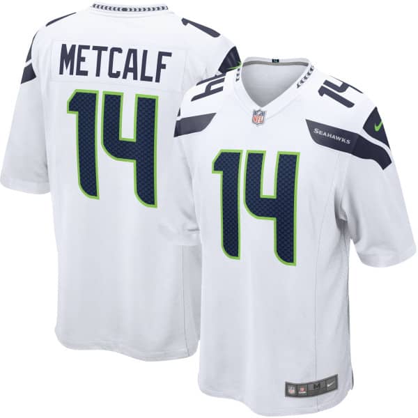 DK Metcalf #14 Seattle Seahawks Nike Game NFL Jersey White