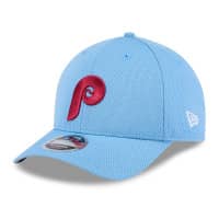 Philadelphia Phillies 2025 MLB Clubhouse Cooperstown 9FORTY M-Crown Snapback Cap Blue
