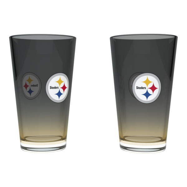 Pittsburgh Steelers Team Color NFL Pint Gläser Set (2 Stk.)