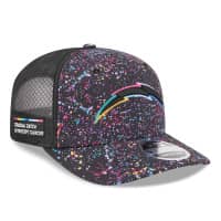 Los Angeles Chargers 2025 NFL Crucial Catch 9SEVENTY Stretch-Snap Trucker Cap