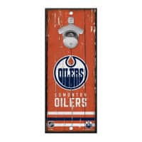 Edmonton Oilers NHL Schild mit Flaschenöffner