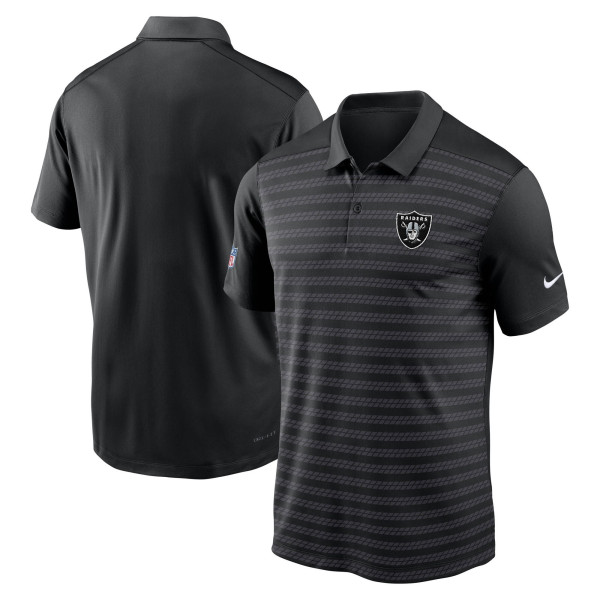 Las Vegas Raiders 2024 NFL Sideline Victory Nike Dri-FIT Polo Shirt Black