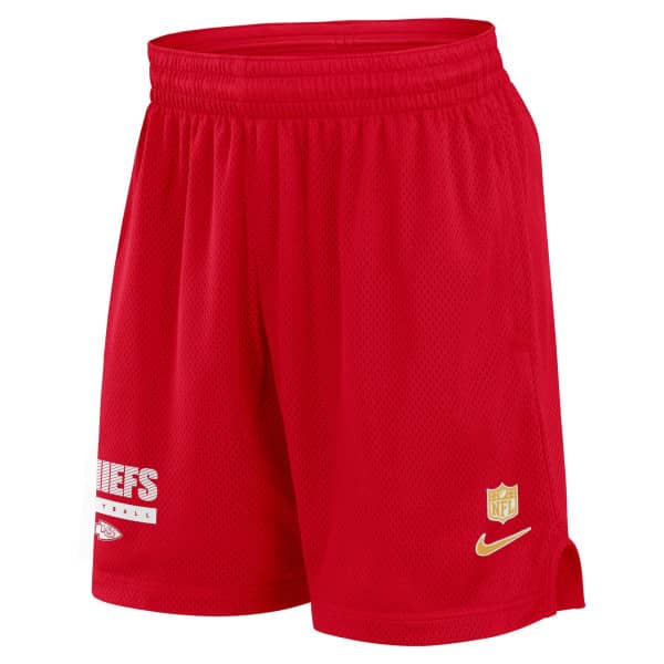 Kansas City Chiefs 2024 NFL Sideline Mesh Nike Dri-FIT Shorts Rot