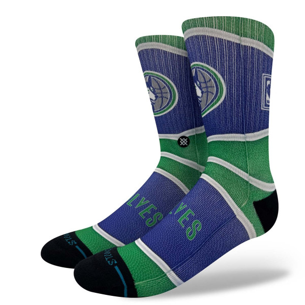 Minnesota Timberwolves Classic Mini Ball Stance Crew Socks