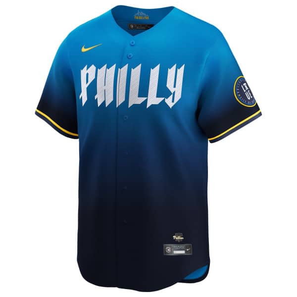 Philadelphia Phillies Nike Limited City Connect MLB Jersey Blue