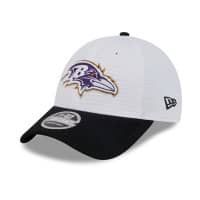 Baltimore Ravens 2024 NFL Training Camp New Era Stretch-Snap 9FORTY Cap White