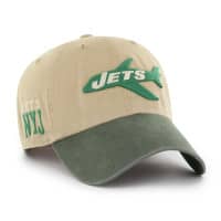 New York Jets '47 Ashford Clean Up Historic Adjustable NHL Cap Khaki