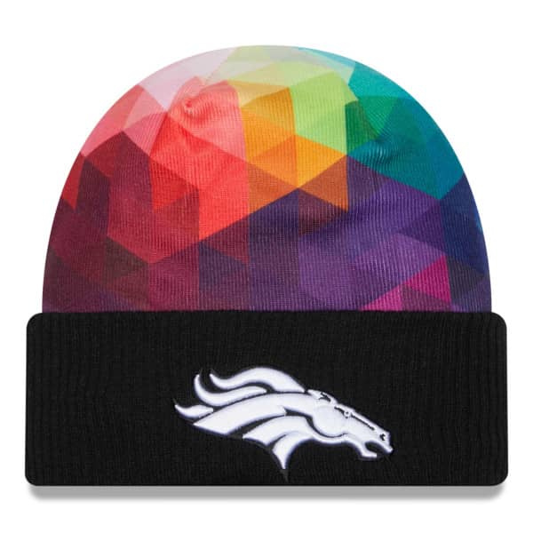 Denver Broncos 2023 NFL On-Field Crucial Catch New Era Knit Hat