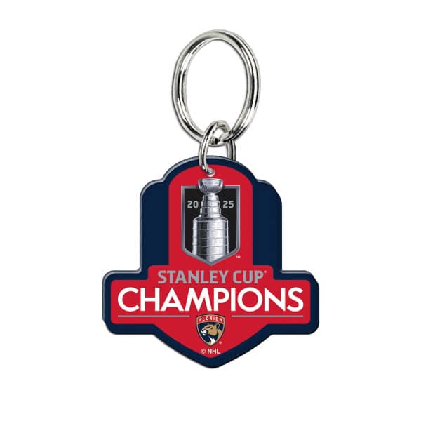 Florida Panthers 2025 Stanley Cup Champions Acrylic Key Ring